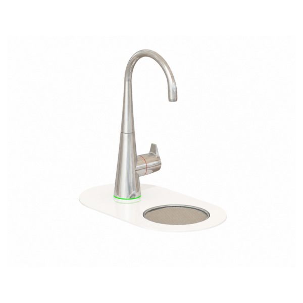 Hyco ZENFW White Glass Zen Font With Drain