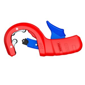 Knipex 90 23 01 BK DP50 Pipe Cutter For Plastic Drain Pipes Plastic Coated 202mm 32 / 40 / 50