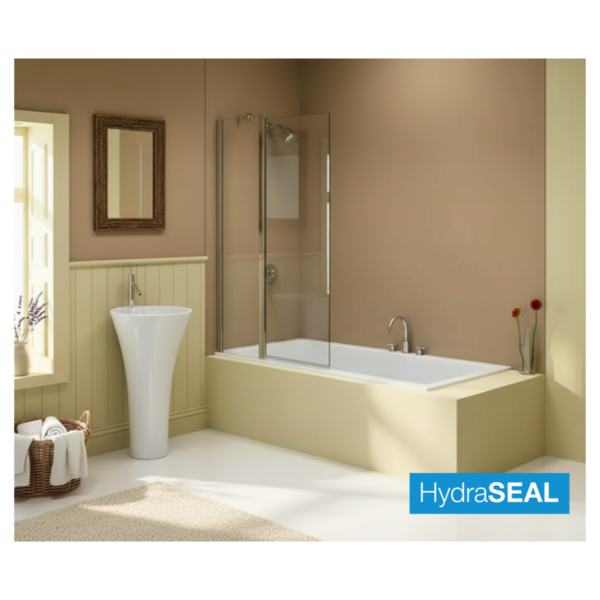 Merlyn MB3B 900 x 1500 2 Panel Folding Square Bathscreen