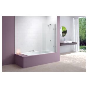Merlyn MB6 850 x 1500 Hinged Square Bathscreen