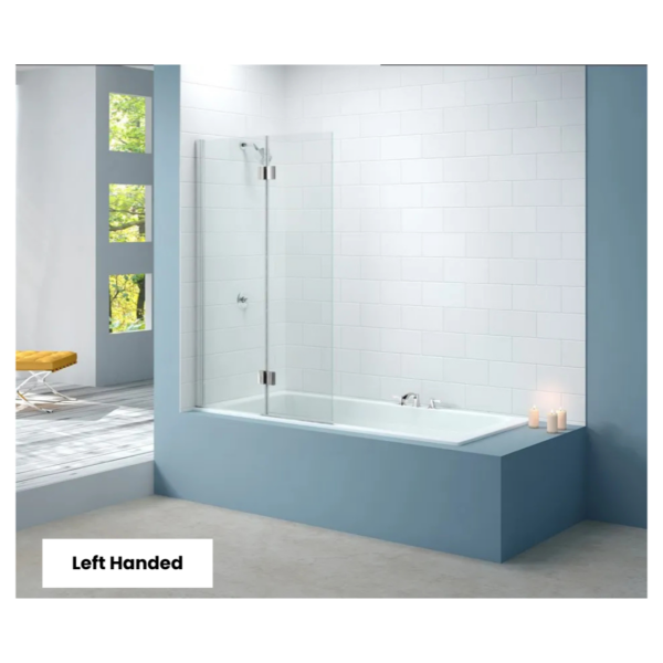 Merlyn MB7L 900 x 1500 Left Hand 2 Panel Hinged Bathscreen