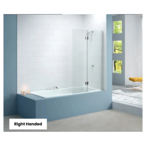 Merlyn MB7R 2 Panel Right Hand Hinged Bathscreen 900 x 1500