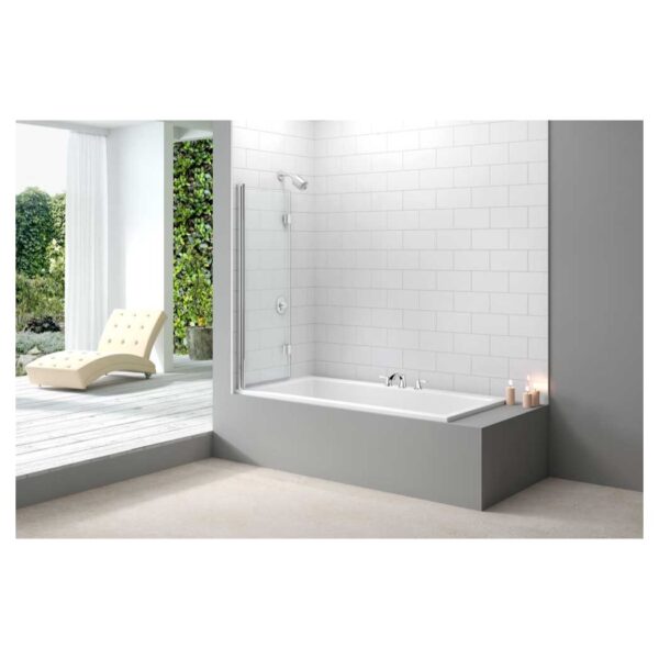 Merlyn MB8 1100 x 1500 mm 2 Panel Folding Bathscreen