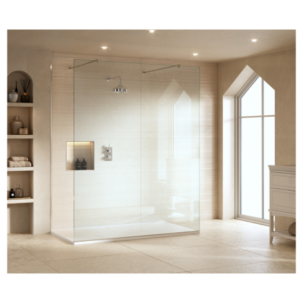 Merlyn GWF1400H Arysto Ten 1400mm Double Entry Shower Panel