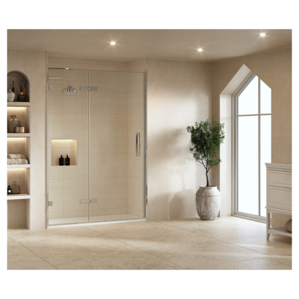 Merlyn GHA900HL 900mm Left Hand Arysto Ten Hinge Door Inline Panel