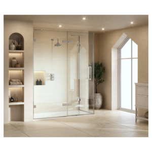 Merlyn GHC1400HL Arysto Ten 1400mm Left Hand Hinge Door Inline Panel