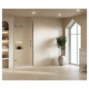 Merlyn GHE650HL 650mm Arysto Ten Left Recess Wall Hinge Door