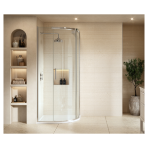 Merlyn GSQ90HL 900mm Arysto Ten 1 Door Quadrant Left