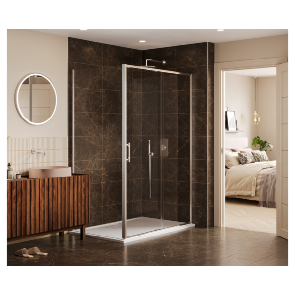 Merlyn AS11 1100mm Arysto Sleek Slider Shower Door