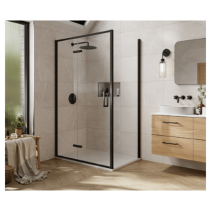 Merlyn AHI14MB Arysto Sleek Hinge And Inline 1400 Matt Black