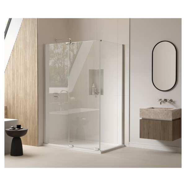 Merlyn ARXFSL100L 1000mm Left Hand Arysto X Frameless Sliding Door