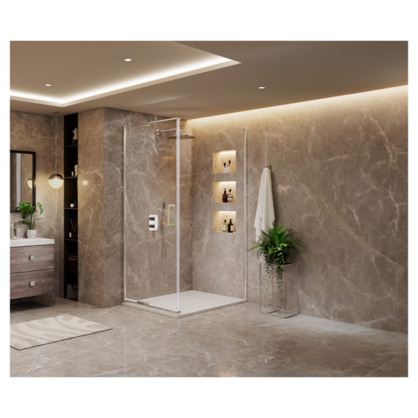 Merlyn AR8NF70R 700mm Right Hand Arysto Eight Infold Shower Door