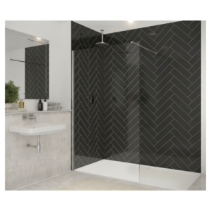 Merlyn 8W30 300mm Chrome 8mm Wetroom Shower Panel