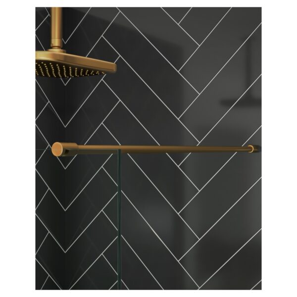 Merlyn N126BBZ Wetroom 1M Horizontal Bracing bar Brushed Bronze