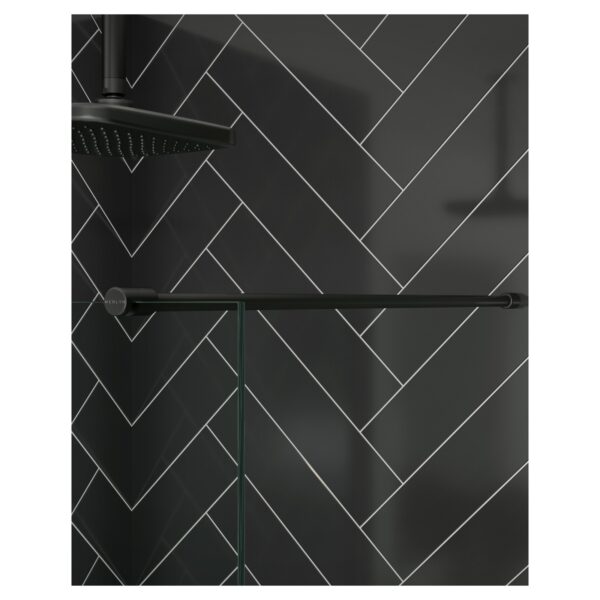 Merlyn N126MB Wetroom 1M Horizontal Bracing bar Matt Black